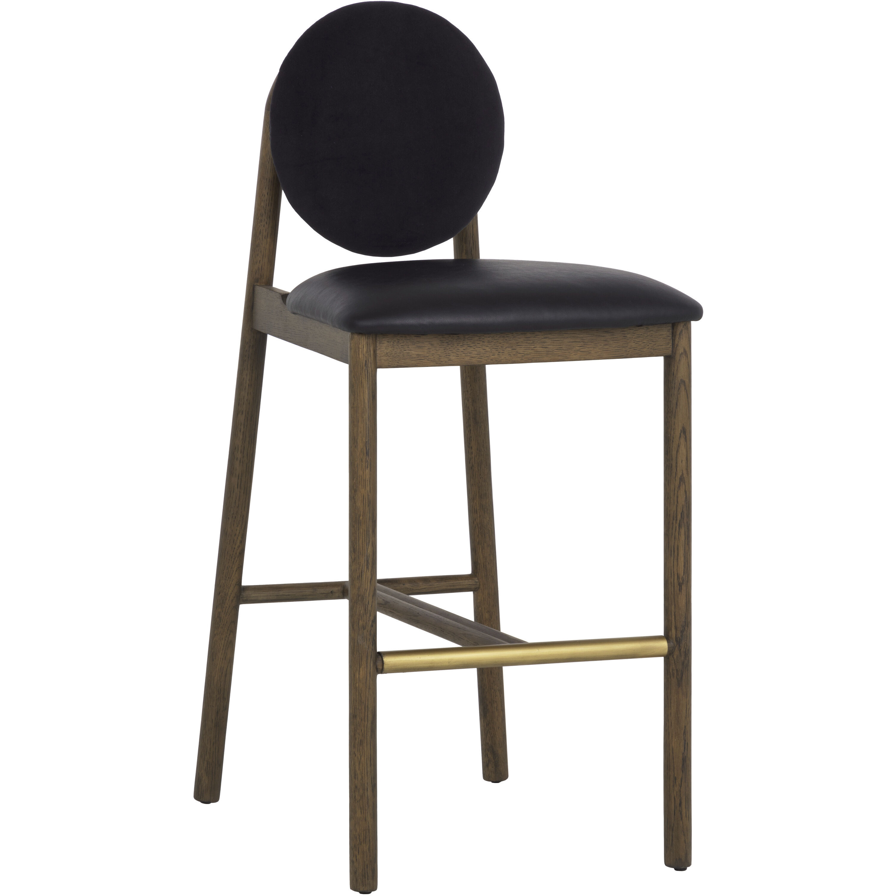 Orabell 43 inch Bravo Black / Abbington Black Barstool